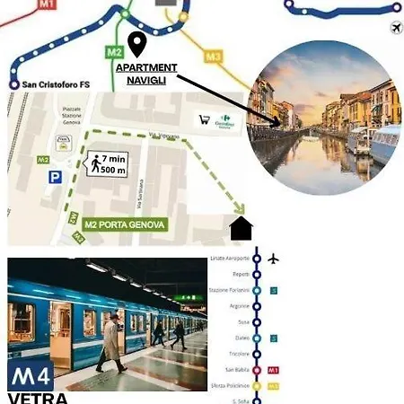 Navigli, Incantevole Dimora Storica Ristrutturata Vicino Metro, Con Wifi Διαμέρισμα *